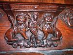 Beverley St Mary Yorkshire 15th century medieval  misericord misericords misericorde misericordes Miserere Misereres choir stalls Woodcarving woodwork mercy seats pity seats Bevms10.2.jpg